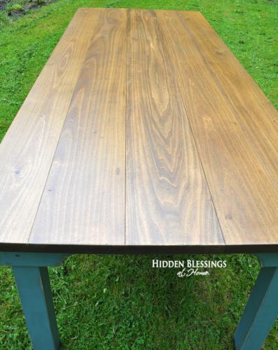 poplar farm table top